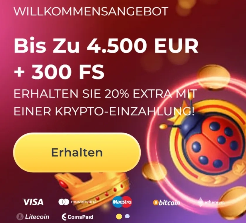 Luckystart Casino-Banner